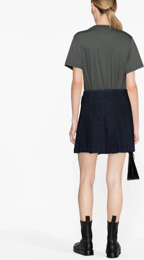 GANNI T-shirt met logoprint Grijs