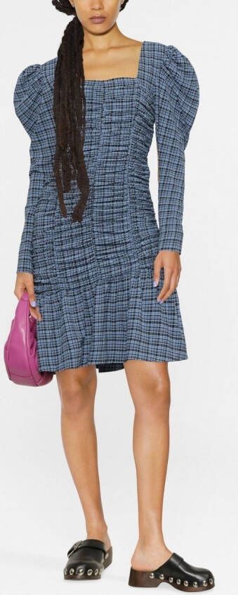 GANNI Mini-jurk Blauw