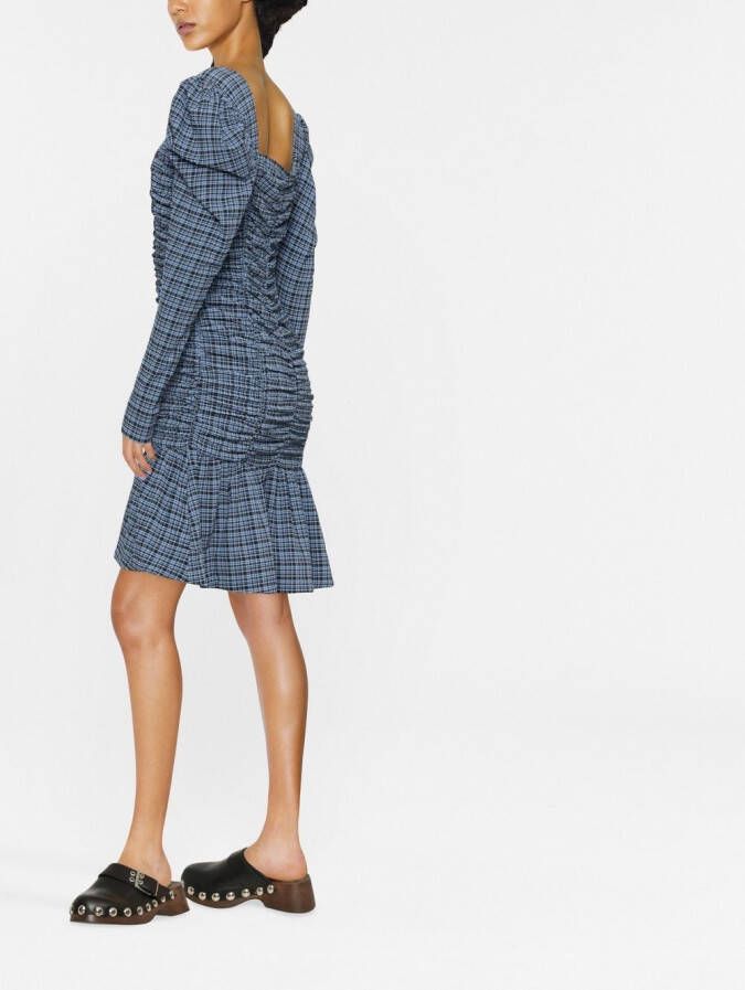 GANNI Mini-jurk Blauw