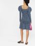 GANNI Mini-jurk Blauw - Thumbnail 4