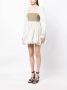 GANNI Mini-jurk met colourblocking Wit - Thumbnail 3