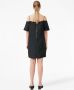 GANNI Mini-jurk met open schouders Zwart - Thumbnail 4