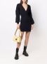 GANNI Mini-jurk met V-hals Blauw - Thumbnail 2