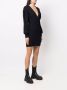 GANNI Mini-jurk met V-hals Blauw - Thumbnail 3