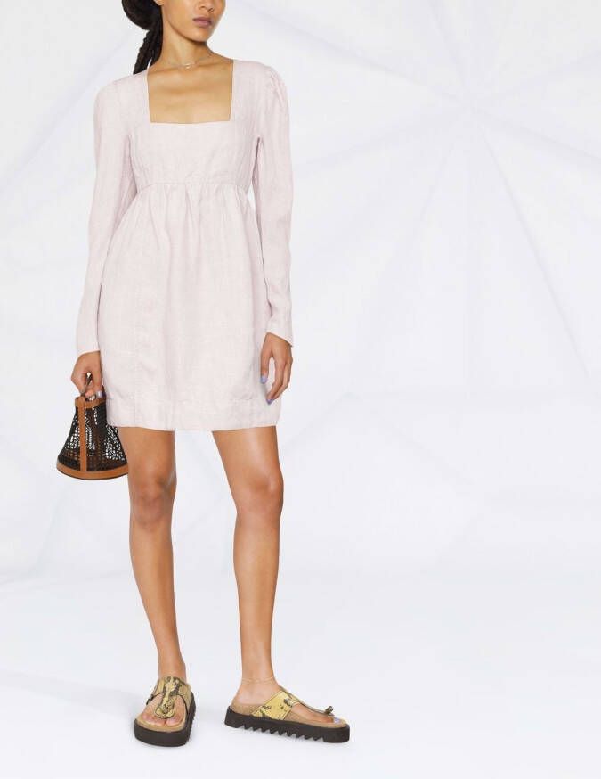 GANNI Mini-jurk Roze