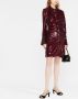 GANNI Mini-jurk verfraaid met pailletten Rood - Thumbnail 2