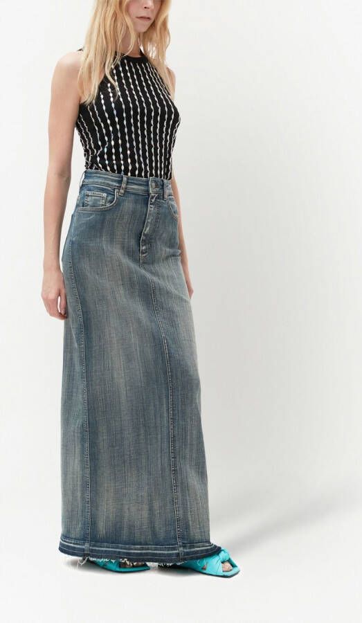GANNI Mouwloze tanktop Zwart