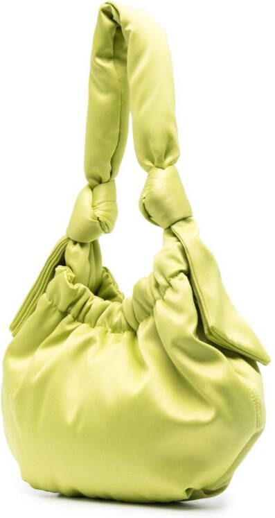 GANNI Occasion hobo tas Groen
