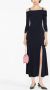 GANNI Off-shoulder midi-jurk Blauw - Thumbnail 2