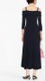 GANNI Off-shoulder midi-jurk Blauw - Thumbnail 4