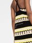 GANNI Opengebreide mini-jurk met strepen Zwart - Thumbnail 5