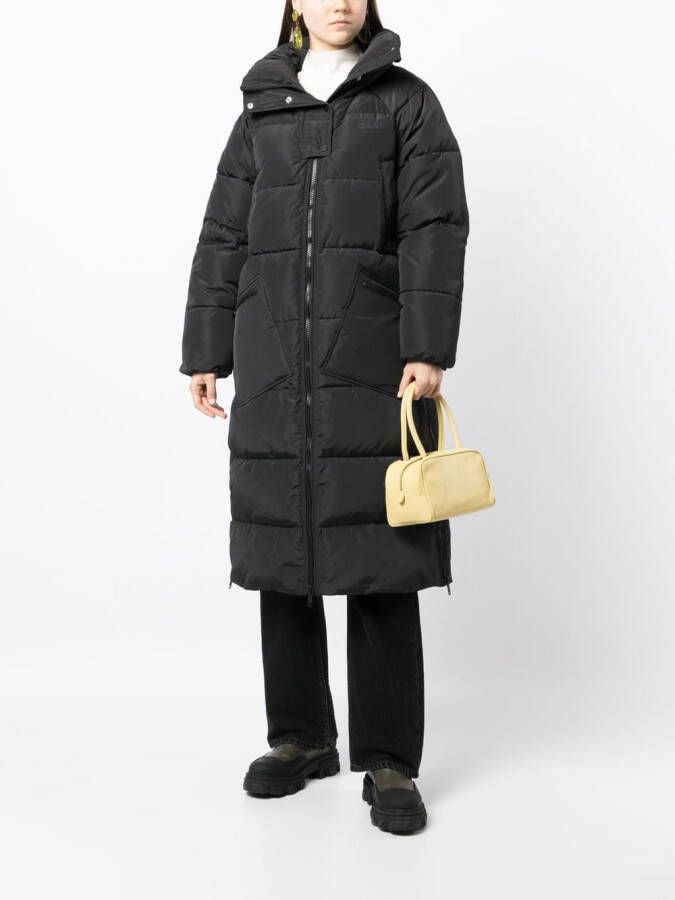 GANNI Oversized donsjas Zwart