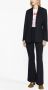 GANNI Broek met krijtstreep Blauw - Thumbnail 2