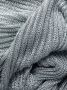 GANNI Ribgebreide maxi-jurk Blauw - Thumbnail 5