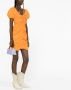 GANNI Mini-jurk met pofmouwen Oranje - Thumbnail 2