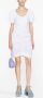GANNI Mini-jurk met pofmouwen Wit - Thumbnail 2