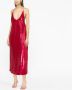 GANNI Midi-jurk verfraaid met pailletten Roze - Thumbnail 2