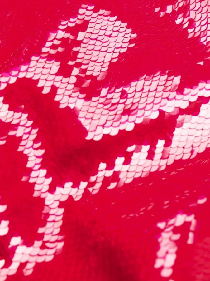 GANNI Midi-jurk verfraaid met pailletten Roze