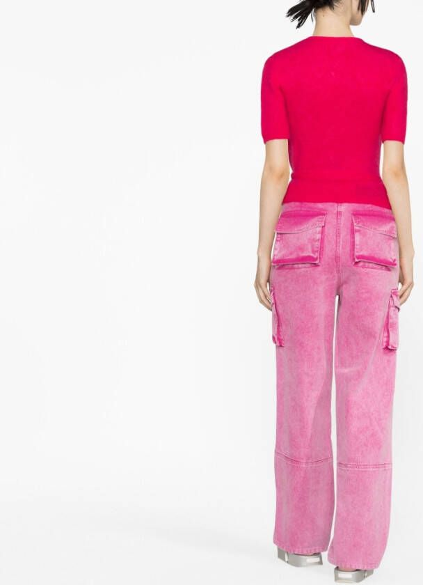 GANNI Gelaagde top Roze