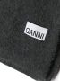 GANNI Sjaal met logopatch Grijs - Thumbnail 2