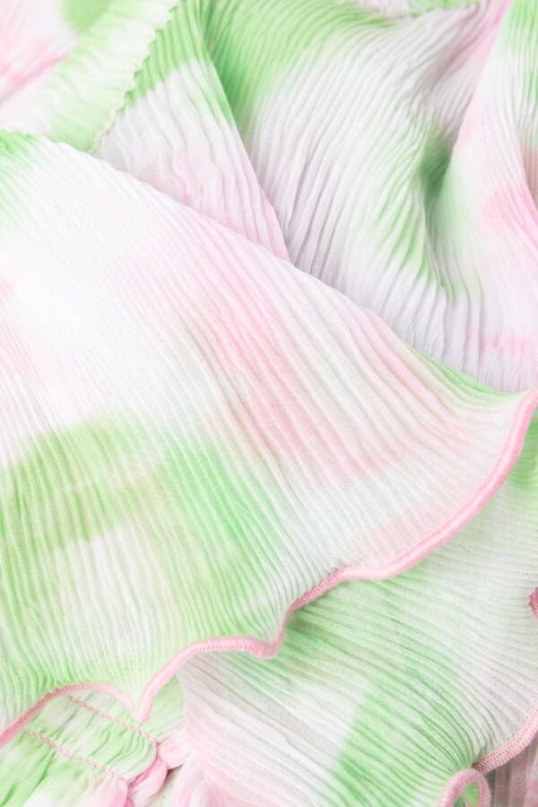 GANNI Jurk met gesmockte taille Roze
