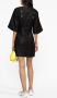GANNI Mini-jurk met glitter Zwart - Thumbnail 4