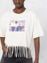 GANNI T-shirt met print Beige - Thumbnail 5