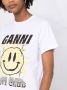 GANNI T-shirt met print Wit - Thumbnail 3