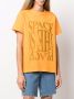GANNI T-shirt met tekst Oranje - Thumbnail 2