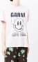 GANNI T-shirt met print Roze - Thumbnail 3