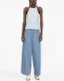 GANNI Tanktop met bloemjacquard Blauw - Thumbnail 2
