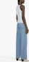 GANNI Tanktop met bloemjacquard Blauw - Thumbnail 3