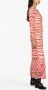 GANNI Maxi-jurk met tijgerprint Rood - Thumbnail 3