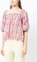 GANNI Top met bloemenprint Roze - Thumbnail 3