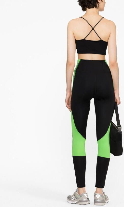 GANNI Top met logoprint Zwart