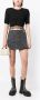 GANNI Tweed mini-rok Grijs - Thumbnail 2