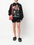 Garbage Tv Hoodie met lange mouwen Zwart - Thumbnail 3