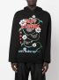 Garbage Tv Hoodie met lange mouwen Zwart - Thumbnail 4