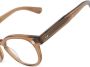 Garrett Leight Bril met rond montuur Bruin - Thumbnail 3