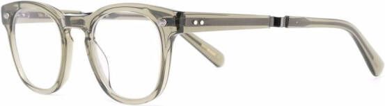 Garrett Leight Bril met vierkant montuur Groen