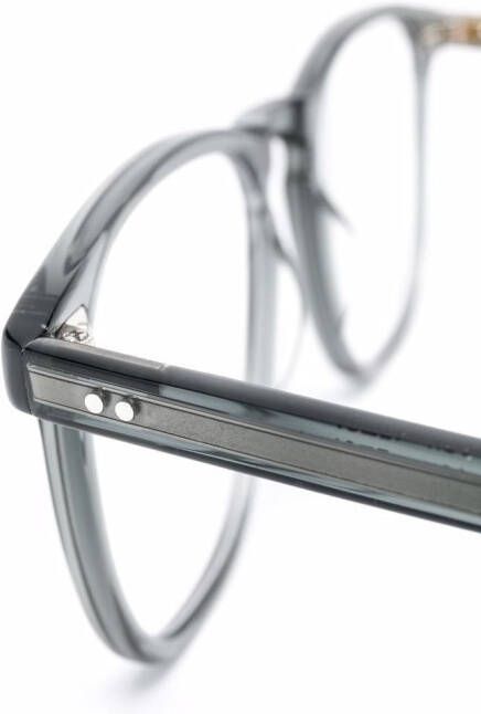 Garrett Leight Brooks bril met vierkant montuur Grijs