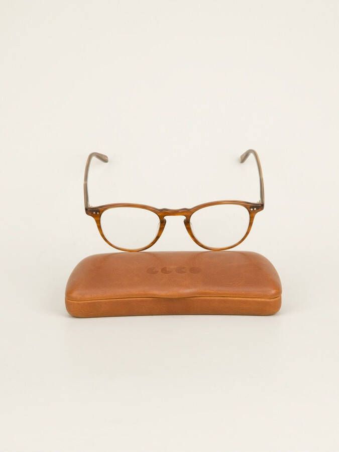 Garrett Leight Hampton bril Bruin
