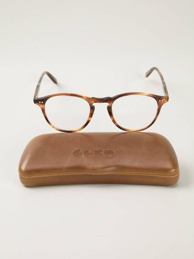 Garrett Leight Hampton optische bril Bruin