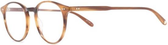 Garrett Leight ronde schildpadglazen Bruin