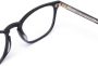Garrett Leight Zonnebril met vierkant montuur Zwart - Thumbnail 3