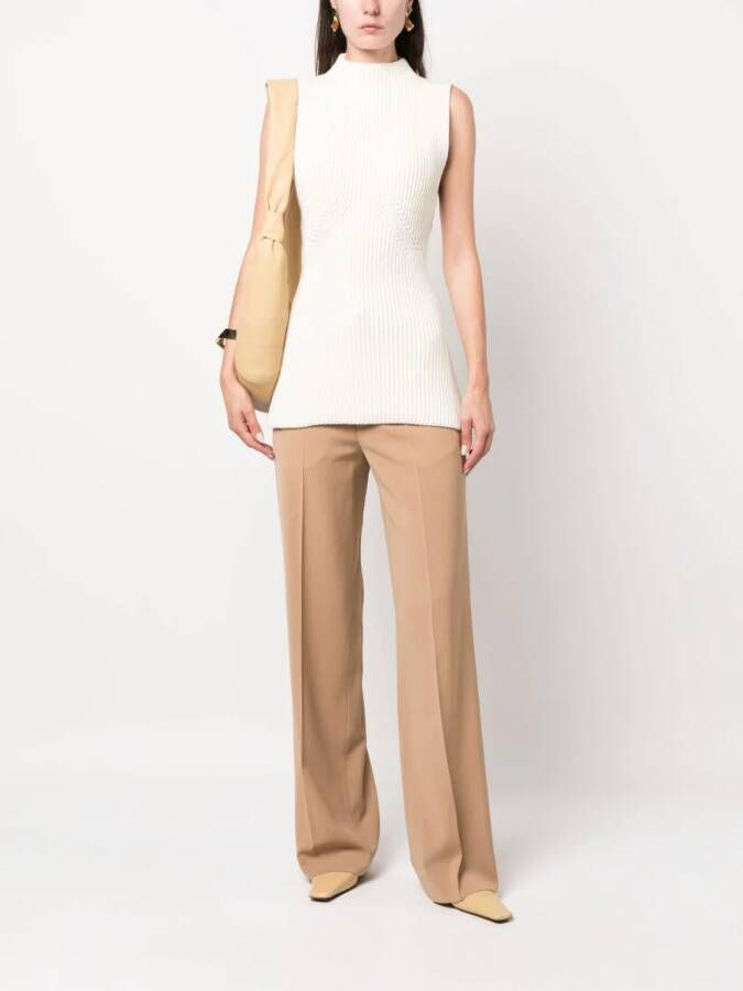 Gauchère Straight broek Beige