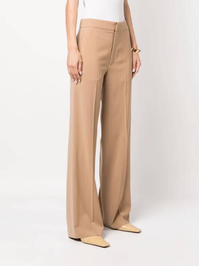 Gauchère Straight broek Beige