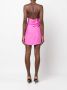 GAUGE81 Gesmockte mini-jurk Roze - Thumbnail 4