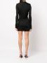 GAUGE81 Mini-jurk met col Zwart - Thumbnail 4