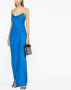 GAUGE81 Gedrapeerde maxi-jurk Blauw - Thumbnail 2